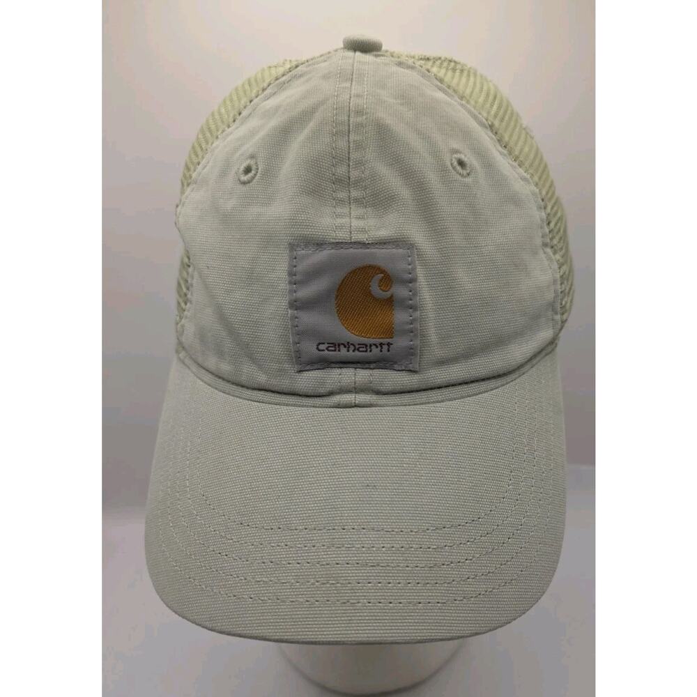 Carhartt Strapback Cap Mint Green Workwear Hat OSFM Mesh‎